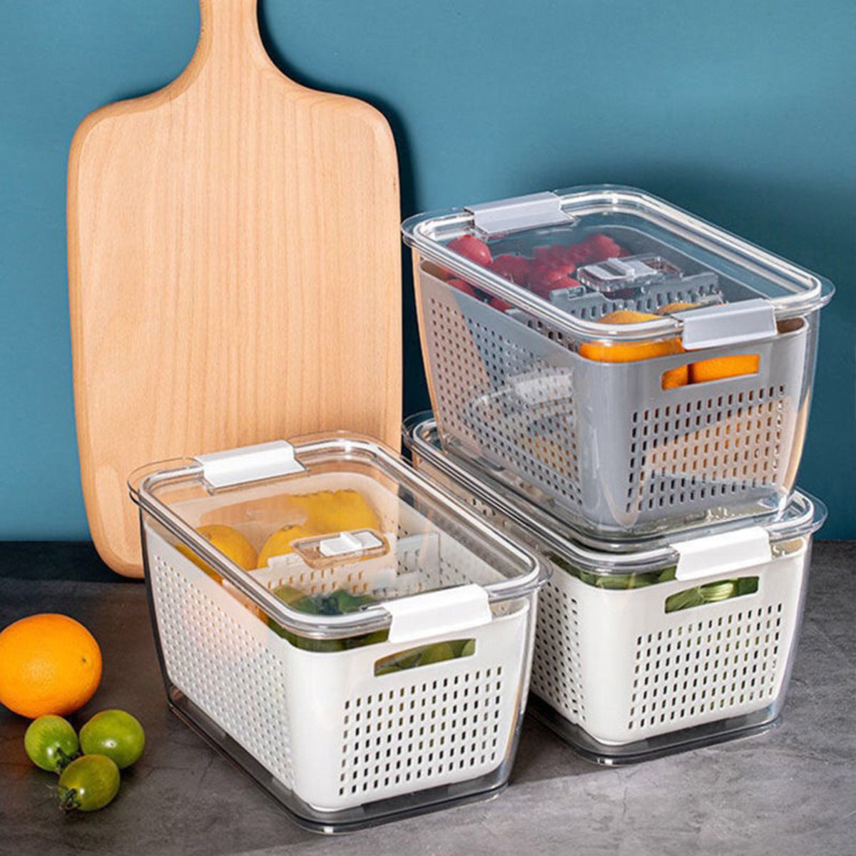 Refrigerator Crisper Double Layer